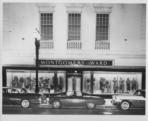 Exterior View of the Montgomery Ward Department Store