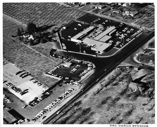 Aerial View of the Paul Swanson Ford Dealership in Los Gatos