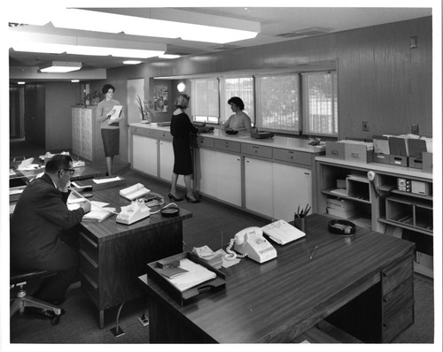 Customer Service Area of a San Jose Bank