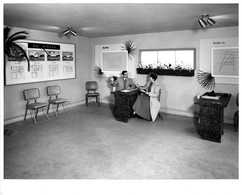 Interior View of the Realtor Sales Office for La Mirada Terrace