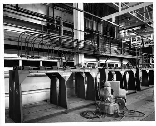 Building Parts and Machinery Inside the GMC Assembly Plant During Construction