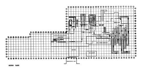 Fremont GMC Assembly Plant Schematics Drawing