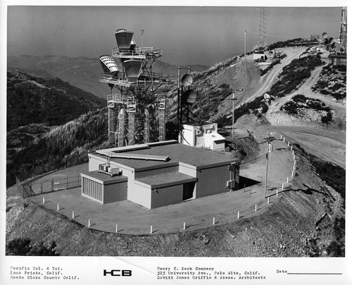 View of the Loma Prieta Pacific Telephone and Telegraph Building