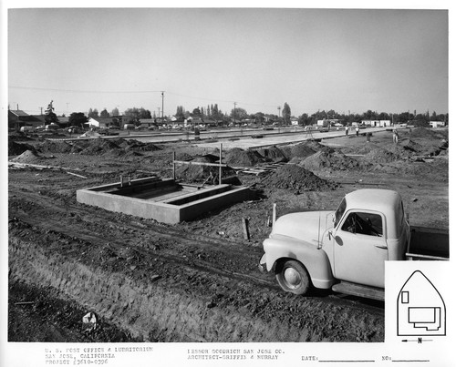 Construction of the Willow Glen Post Office in Progress