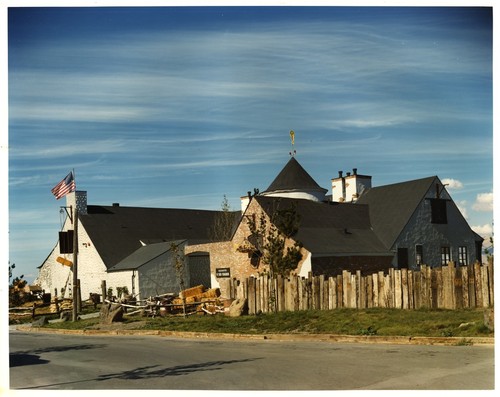 View of the 94th Aero Squadron Headquarters Restaurant from Across the Street