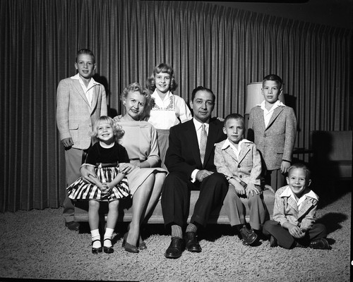 Portrait of John Devincenzi and Family