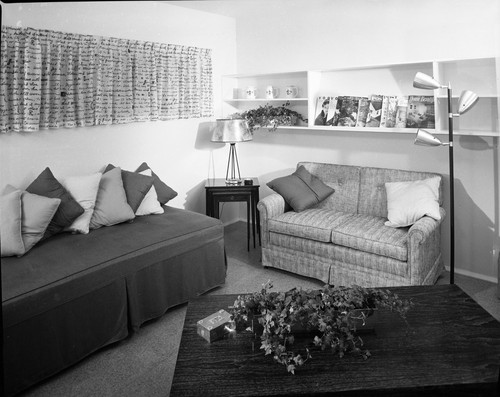 Living Room of San Jose State College's Kappa Alpha Theta Sorority House