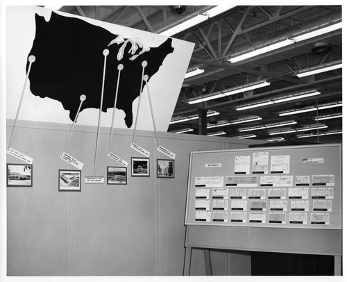 Displays Showing IBM Data Card Types and Number of Cards Used Daily