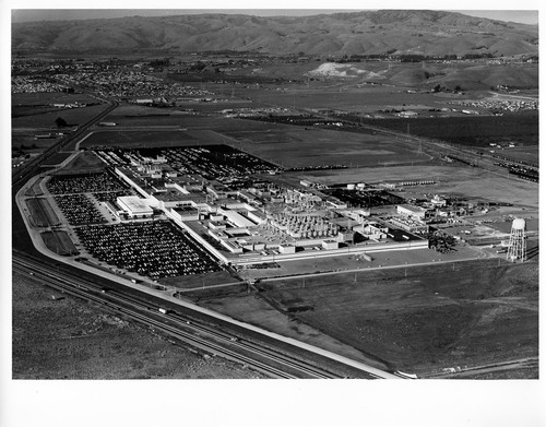 Aerial View of the General Motors Corporation Assembly Plant in Fremont