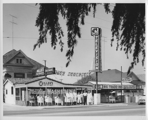 Exterior View of the Miller's Home Appliances Store