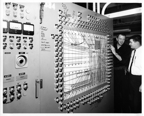 Conveyor Belt Control Panel of the Fremont GMC Automobile Assembly Plant