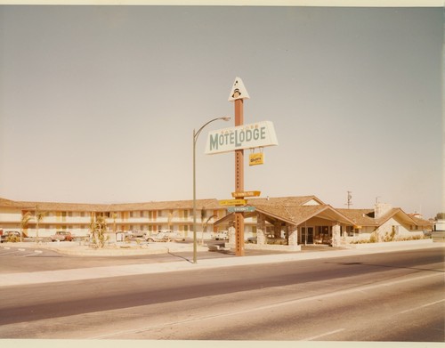 View of the San Jose MoteLodge With Signature Signage