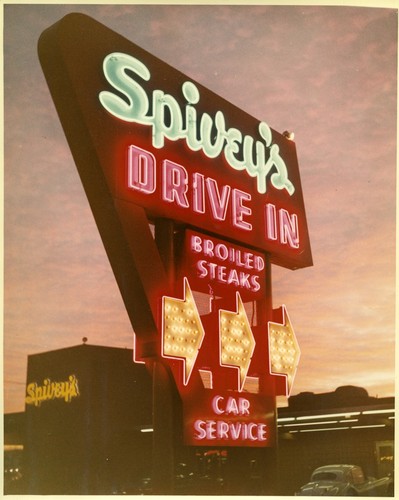 Image of the Spivey's Drive-In Diner Road Sign