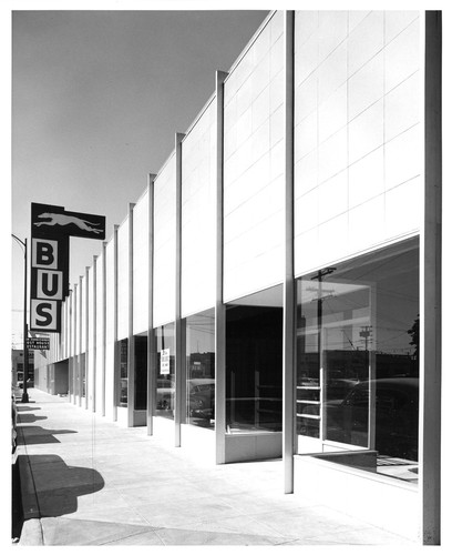 Exterior View of the Newly Completed San Jose Greyhound Lines Depot