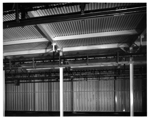 View of Overhead Conveyor Belt Mechanisms at the Fremont GMC Assembly Plant