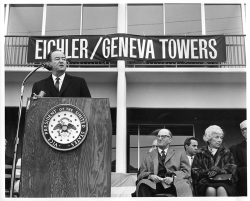 Vice President Hubert Humphrey Speaking in San Francisco