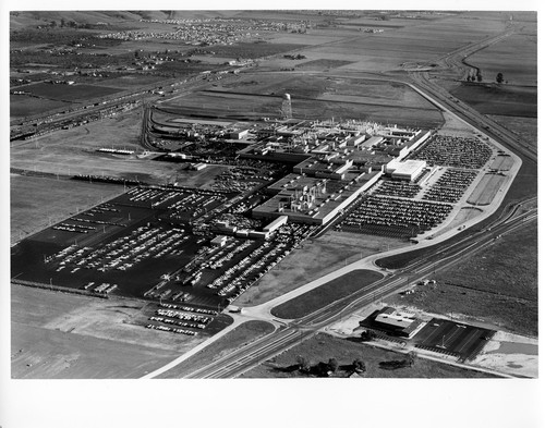 Aerial View of the General Motors Corporation Assembly Plant in Fremont