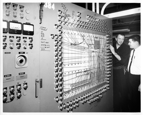 Conveyor Belt Control Panel of the Fremont GMC Automobile Assembly Plant