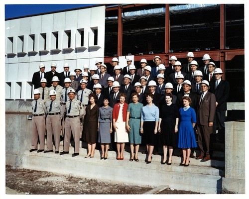 Christmas 1962 Group Portrait of Employees of the Fremont General Motors Plant