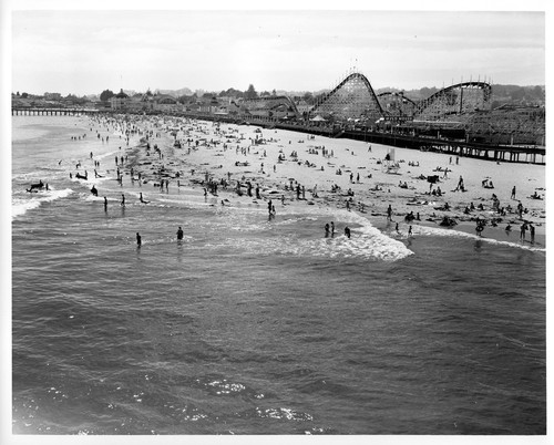 View of Santa Cruz Beach and Boardwalk