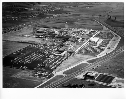 Aerial View of the General Motors Corporation Assembly Plant in Fremont