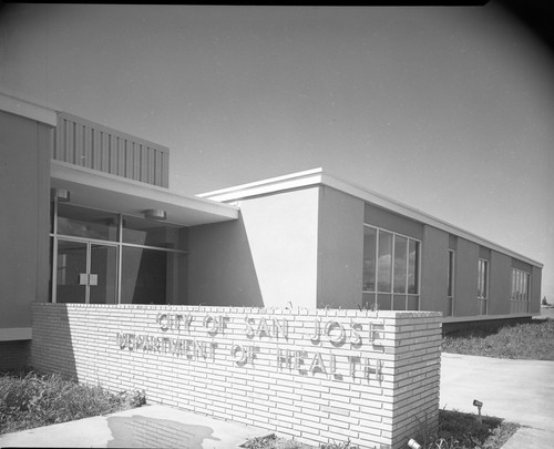 Close-up of the Entrance of the San Jose Department of Health Building