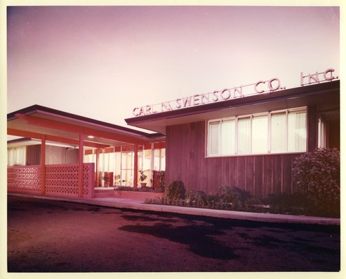 Exterior of the Carl N. Swenson Co., Inc. Building Contractors Offices