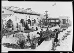Copy of 8x10 garden negative to 5x7, Southern California, 1930