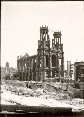 [Temple Emanu-el, damaged in the earthquake and fire of April 18, 1906]