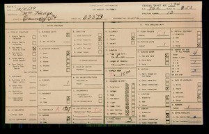 WPA household census for 333 CANNERY ST, Los Angeles County