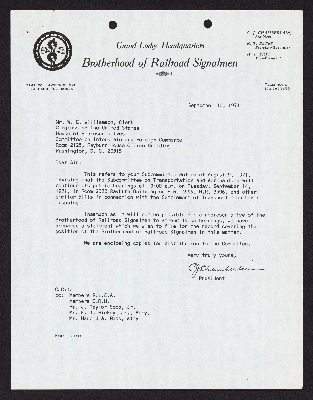 Correspondence from international unions to C.L. Dellums