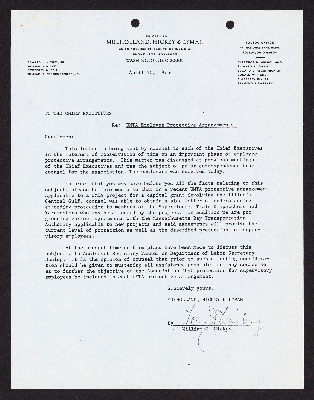 Correspondence from the Railway Labor Executives Association to C.L. Dellums