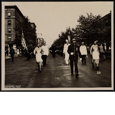 Brotherhood of Sleeping Car Porters marching in parade