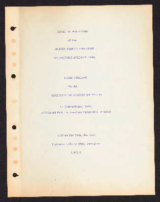 Report of proceedings of the seventh biennial convention International Auxiliary Order Ladies Auxiliaries to the Brotherhood of Sleeping Car Porters