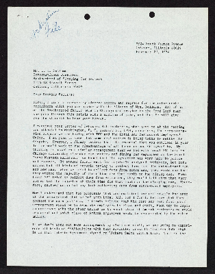 Correspondence from the Brotherhood of Sleeping Car Porters to C.L. Dellums