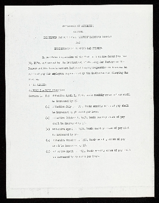 Agreements between the Brotherhood of Sleeping Car Porters and the Denver and Rio Grande Railroad Company