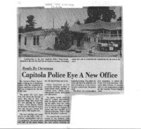 Capitola Police Eye A New Office