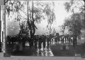 Rainy morning, Kyimbila, Tanzania, ca.1898-1914