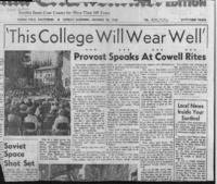 This College Will Wear Well': Provost Speaks at Cowell Rites
