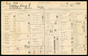 WPA household census for 6252 WALKER AVE, Los Angeles County