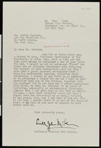 C. John McCole, letter, 1936-06-20, to Hamlin Garland