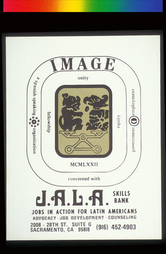 Image J.A.L.A., Announcement Poster for