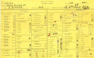 WPA household census for 308 S FLOWER, Los Angeles