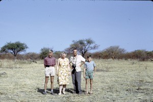 The Heggheim family, Waza National Park, Far North Region, Cameroon, 1960-1968