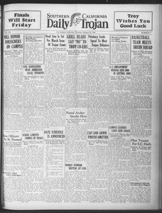 Daily Trojan, Vol. 20, No. 77, January 24, 1929