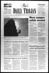 Daily Trojan, Vol. 145, No. 28, February 20, 2002