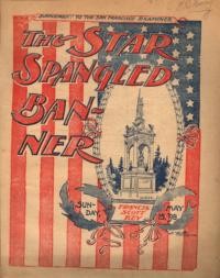 The star spangled banner / arranged as a song with chorus by C. Merkley
