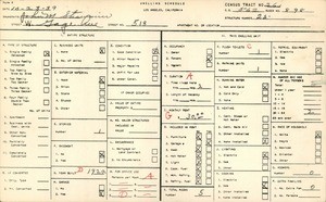 WPA household census for 518 WEST GAGE AVE, Los Angeles County