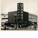 Southwest corner of Washington and 10th Streets in downtown Oakland, California. Swan's Market in view