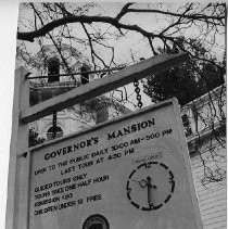 Operating Hours at Governor's Mansion
